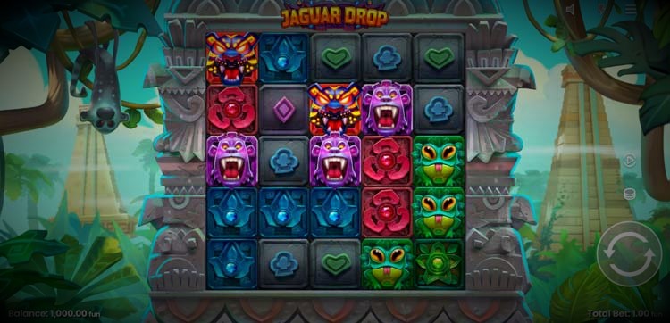 Jaguar Drop slot machine gameplay